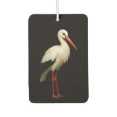 Black 4 Luxe Car Air Fresheners, Graceful Stork Autolufterfrischer (Vorderseite)