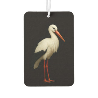 Black 4 Luxe Car Air Fresheners, Graceful Stork Autolufterfrischer