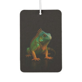 Black 4 Luxe Car Air Fresheners, Green Iguana Autolufterfrischer