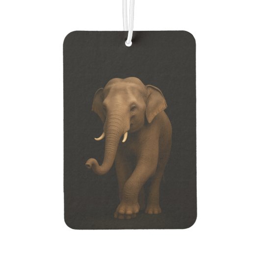 Black 4 Luxe Car Air Fresheners, Indian Elephant Autolufterfrischer (Rückseite)