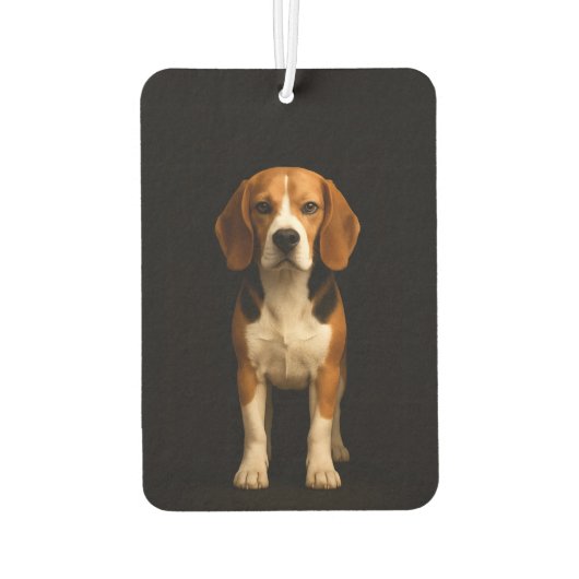 Black 4 Luxe Car Air Fresheners Kind Beagle Autolufterfrischer (Rückseite)