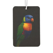 Black 4 Luxe Car Air Fresheners, Lorikeet Parrot Autolufterfrischer (Rückseite)