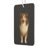 Black 4 Luxe Car Air Fresheners, Loyal Collie Dog Autolufterfrischer (Links)