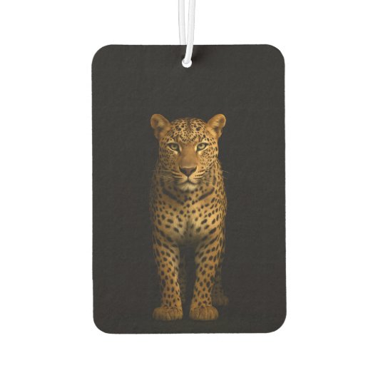 Black 4 Luxe Car Air Fresheners Majestic Leopard Autolufterfrischer (Rückseite)