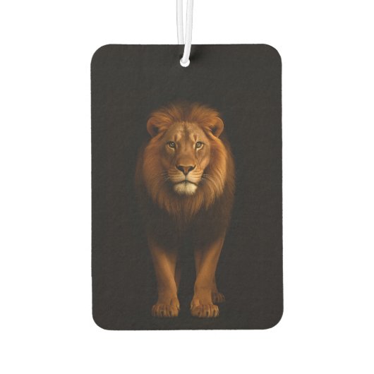 Black 4 Luxe Car Air Fresheners, Majestic Lion Autolufterfrischer (Rückseite)