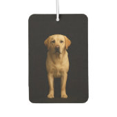 Black 4 Luxe Car Air Fresheners Minimal Labrador Autolufterfrischer (Vorderseite)