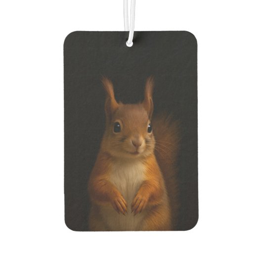 Black 4 Luxe Car Air Fresheners, Red Squirrel Autolufterfrischer (Rückseite)