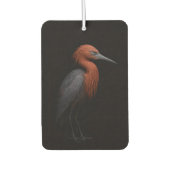 Black 4 Luxe Car Air Fresheners, Reddish Egret Autolufterfrischer (Vorderseite)