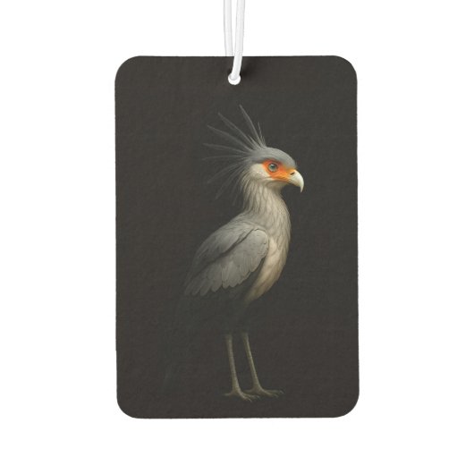 Black 4 Luxe Car Air Fresheners, Secretarybird Autolufterfrischer (Rückseite)