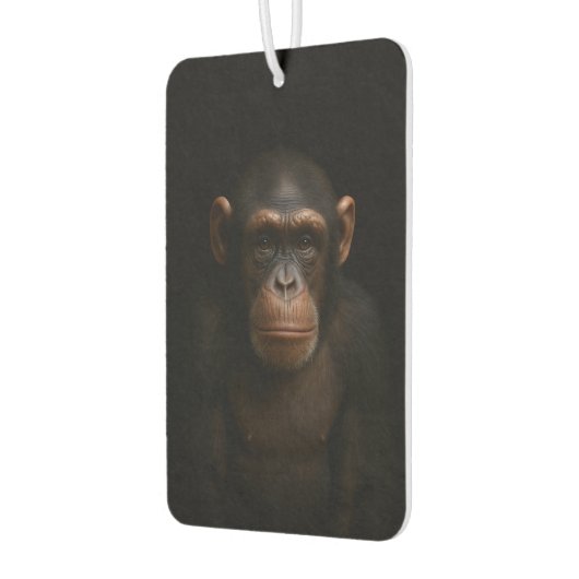 Black 4 Luxe Car Air Fresheners, Serene Chimpanzee Autolufterfrischer (Links)