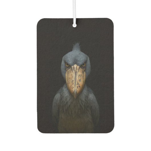Black 4 Luxe Car Air Fresheners, Shoebill Bird Autolufterfrischer (Vorderseite)