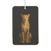 Black 4 Luxe Car Air Fresheners, Sleek Cheetah Autolufterfrischer (Vorderseite)