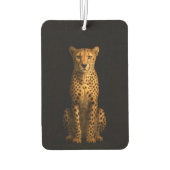 Black 4 Luxe Car Air Fresheners, Sleek Cheetah Autolufterfrischer (Rückseite)