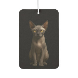 Black 4 Luxe Car Air Fresheners, Sphynx Cat Autolufterfrischer