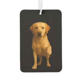Black 4 Luxe Car Air Fresheners, Tender Labrador Autolufterfrischer
