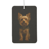 Black 4 Luxe Car Air Fresheners Yorkshire Terrier Autolufterfrischer (Vorderseite)