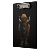 Black 4 Luxe Clipboard, American Bison Klemmbrett (Links)