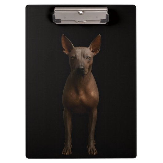 Black 4 Luxe Clipboard, Argentina Pila Dog Klemmbrett (Vorderseite)