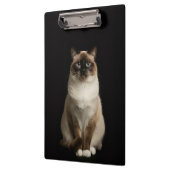 Black 4 Luxe Clipboard, Birmanese Cat Klemmbrett (Links)