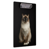 Black 4 Luxe Clipboard, Birmanese Cat Klemmbrett (Rechts)