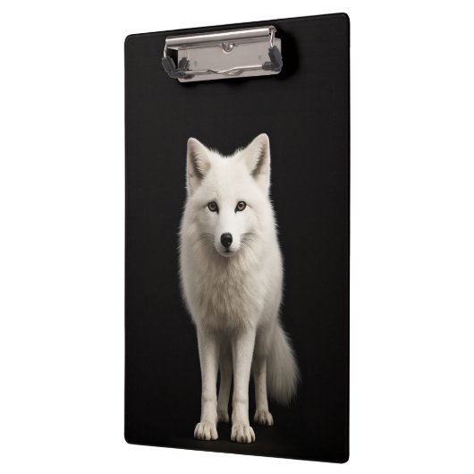 Black 4 Luxe Clipboard, Ivory Arctic Fox Klemmbrett (Links)