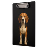 Black 4 Luxe Clipboard, Kind Beagle Klemmbrett (Links)