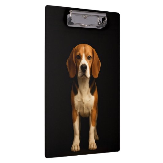 Black 4 Luxe Clipboard, Kind Beagle Klemmbrett (Rechts)