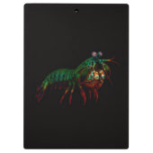 Black 4 Luxe Clipboard, Mantis Shrimp Klemmbrett (Rückseite)
