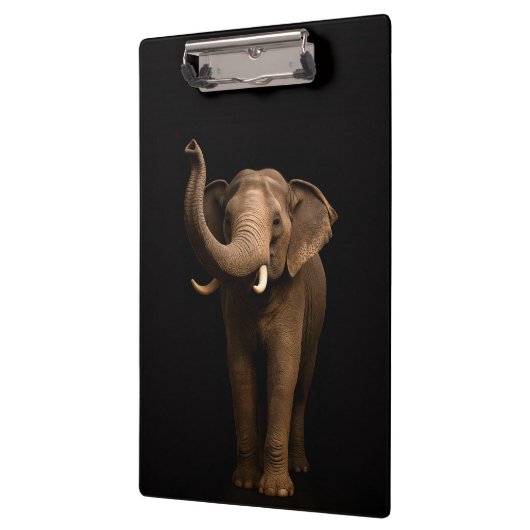 Black 4 Luxe Clipboard, Mighty Elephant Klemmbrett (Links)