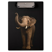 Black 4 Luxe Clipboard, Mighty Elephant Klemmbrett (Vorderseite)