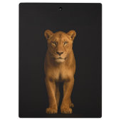 Black 4 Luxe Clipboard, Noble Lioness Klemmbrett (Rückseite)
