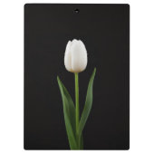 Black 4 Luxe Clipboard, Pearl White Tulip Klemmbrett (Rückseite)