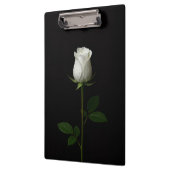 Black 4 Luxe Clipboard, Pure White Rose Klemmbrett (Links)
