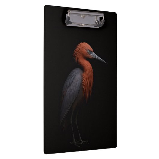Black 4 Luxe Clipboard, Reddish Egret Klemmbrett (Rechts)