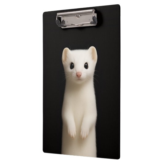 Black 4 Luxe Clipboard, Stylish Ermine Klemmbrett (Links)