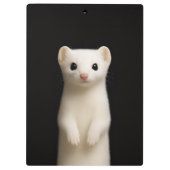 Black 4 Luxe Clipboard, Stylish Ermine Klemmbrett (Rückseite)
