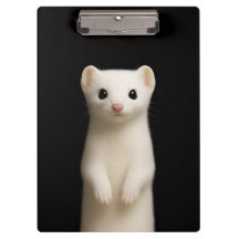 Black 4 Luxe Clipboard, Stylish Ermine