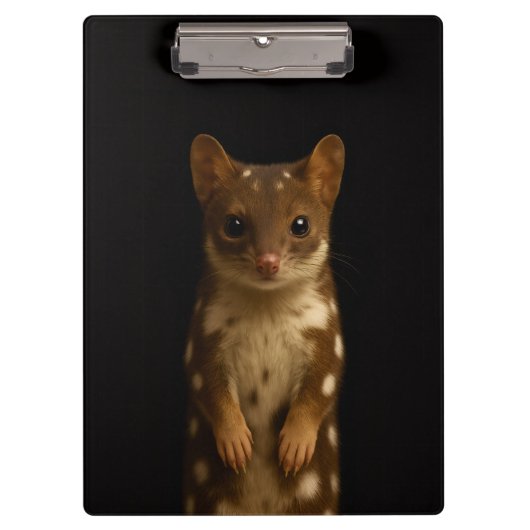 Black 4 Luxe Clipboard, Sweet Quoll Klemmbrett (Vorderseite)