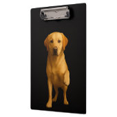 Black 4 Luxe Clipboard, Tender Labrador Klemmbrett (Links)