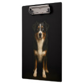 Black 4 Luxe Clipboard, Wise Australian Shepherd Klemmbrett (Links)