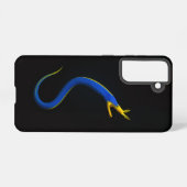 Black 4 Luxe Galaxy S21 Case, Blue Ribbon Eel Samsung Galaxy Hülle (Rückseite (Horizontal))