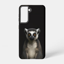 Black 4 Luxe Galaxy S21 Case, Gentle Lemur Samsung Galaxy Hülle