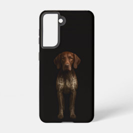 Black 4 Luxe Galaxy S21 Case, German Pointer Dog Samsung Galaxy Hülle