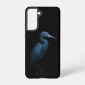 Black 4 Luxe Galaxy S21 Case, Little Blue Heron Samsung Galaxy Hülle (Rückseite)