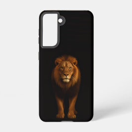 Black 4 Luxe Galaxy S21 Case, Majestic Lion Samsung Galaxy Hülle