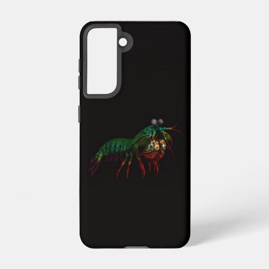 Black 4 Luxe Galaxy S21 Case, Mantis Shrimp Samsung Galaxy Hülle (Rückseite)