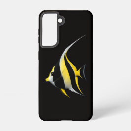 Black 4 Luxe Galaxy S21 Case, Moorish Idol Fish Samsung Galaxy Hülle