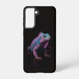 Black 4 Luxe Galaxy S21 Case, Pink Iguana Samsung Galaxy Hülle