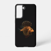 Black 4 Luxe Galaxy S21 Case, Red Lionfish Samsung Galaxy Hülle (Rückseite)