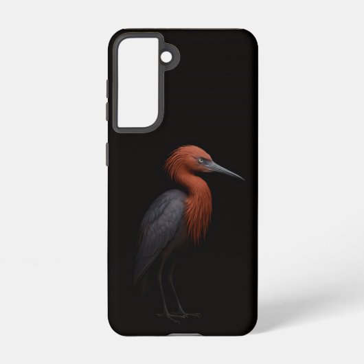Black 4 Luxe Galaxy S21 Case, Reddish Egret Samsung Galaxy Hülle (Rückseite)